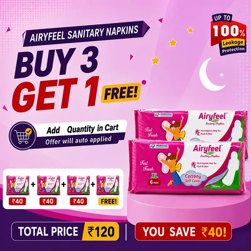 Buy 3 Airyfeel and Get 1 free- Cottony