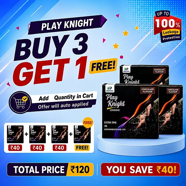 Buy 3 and Get 1 free - Playknight Extra time 3 pcs